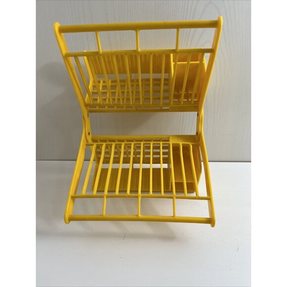 Vtge Fisher Price Fun With Food Drying Rack Dishes 1987 Bowls Plates Made in USA - Picture 13 of 15